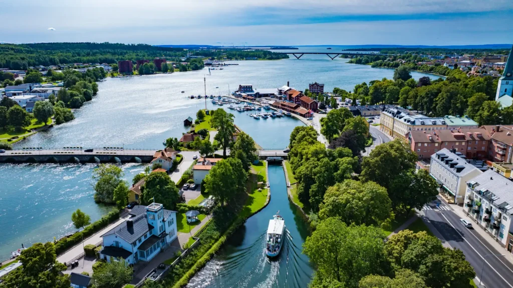 Ställplats Motala Gamla Verkstad