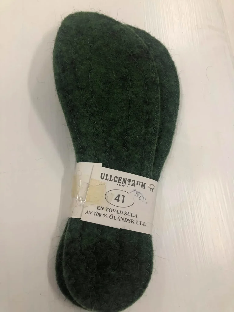 Tovede såler i ull